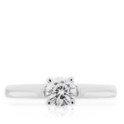 Ben Bridge Signature Diamond Solitaire Ring 18K -Luxe Glist Sales 11232022 05