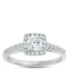 Ben Bridge Signature Diamond Square Halo Ring 18K