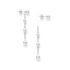 Mikimoto Graduated Akoya Cultured Pearl Dangle Earrings 18K