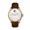IWC Portugieser Perpetual Calendar Moon Phase Watch 18K
