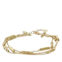 Toscano Three-Strand Beaded Bracelet 18K