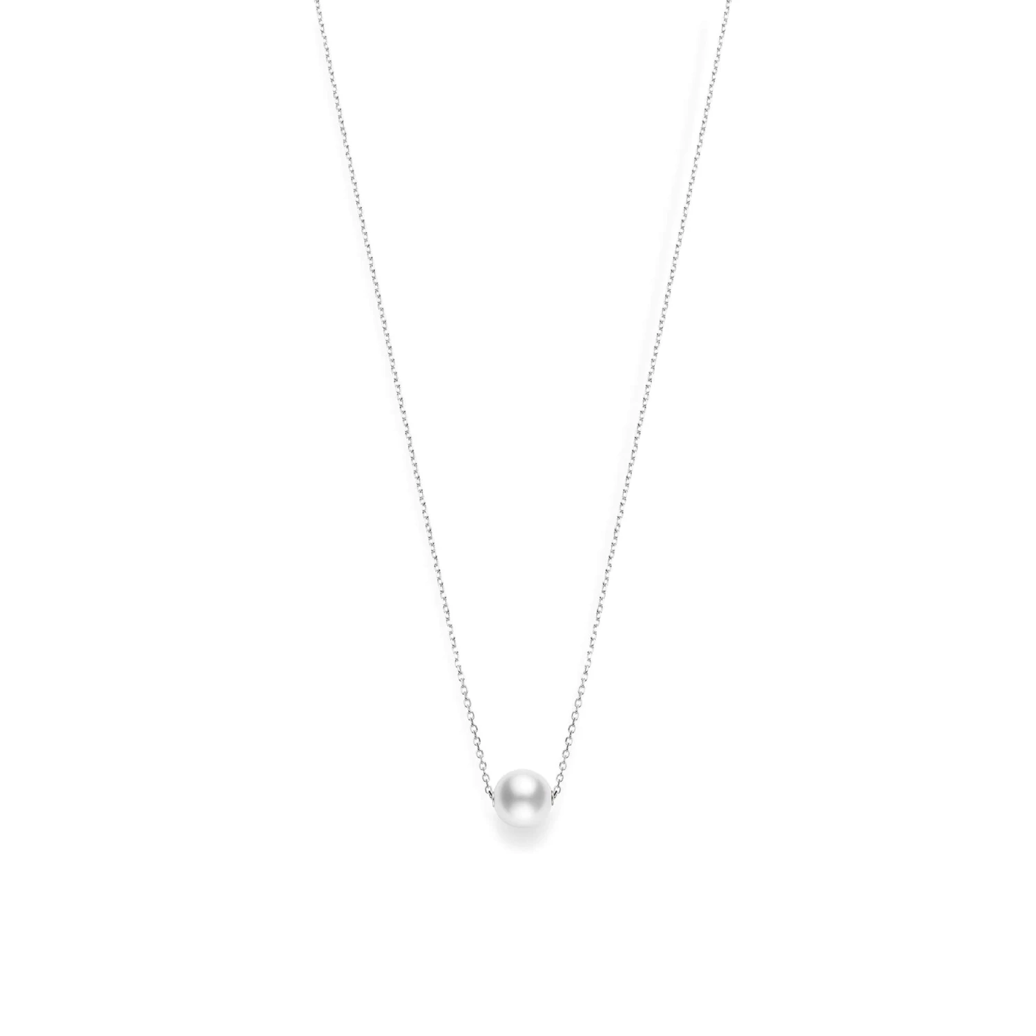 Mikimoto Akoya Cultured Pearl Necklace 8mm, 18K White Gold 1 Mikimoto Akoya Cultured Pearl Necklace 8mm, 18K White Gold