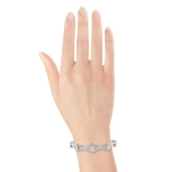 Lisa Bridge Trapezoid Bangle Bracelet -Luxe Glist Sales 11559069 04