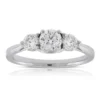 Ikuma Canadian Diamond Engagement 3-Stone Ring 14K