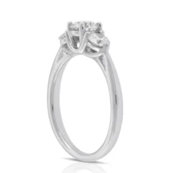 Ikuma Canadian Diamond Engagement 3-Stone Ring 14K -Luxe Glist Sales 11561255 06