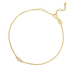 Bezel Set Diamond Bracelet 14K, 1/20 Ct.