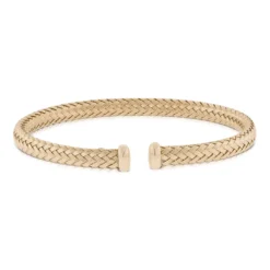 Toscano Woven Cuff Bracelet 14K