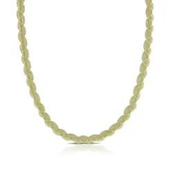 Toscano Mesh Necklace 14K