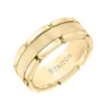 TRITON Contemporary Comfort Fit Band In Yellow Tungsten, 8 Mm