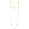 Roberto Coin Princess Flower Diamond Station Necklace 18K, 34"