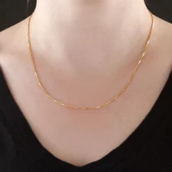 Box Chain 14K Yellow Gold, 18" -Luxe Glist Sales 11664786 03