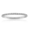 Diamond Eternity Band 14K, Size 7