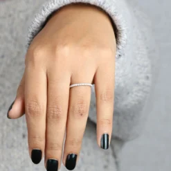 Diamond Eternity Band 14K, Size 7 -Luxe Glist Sales 11675238 04