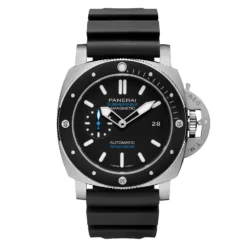Panerai Submersible Amagnetic Black Dial Titanium Watch, 47mm