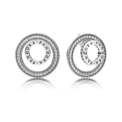 Pandora Forever Pandora Signature CZ Earrings
