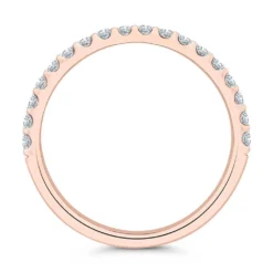 Bella Ponte Rose Gold Diamond Band 14K, 1/4 Ctw. -Luxe Glist Sales 11813706 04