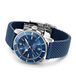 Breitling Superocean Heritage B20 Automatic Watch Blue Dial Blue Rubber Strap, 42mm -Luxe Glist Sales 11823564 03
