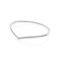 Pandora Shimmering Wish CZ Bangle Bracelet