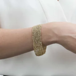 Toscano Woven 'Silk' Bracelet 14K 5 Toscano Woven 'Silk' Bracelet 14K -Luxe Glist Sales 11861655 03