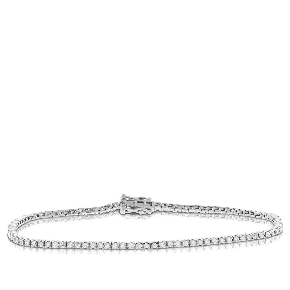 Diamond Tennis Bracelet 14K 1 Diamond Tennis Bracelet 14K