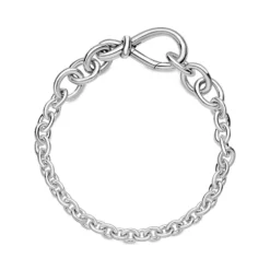Pandora Chunky Infinity Knot Chain Bracelet -Luxe Glist Sales 11985447 03