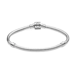 Pandora Moments Barrel Clasp Snake Chain Bracelet