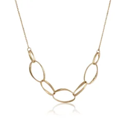 Toscano Twisted Oval Link Necklace 14K, 20"