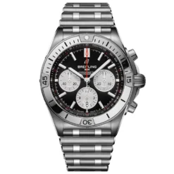 Breitling Chronomat B01 42 Black Steel Watch, 42mm