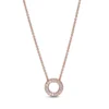 Pandora Logo Pavé CZ Circle Collier Necklace