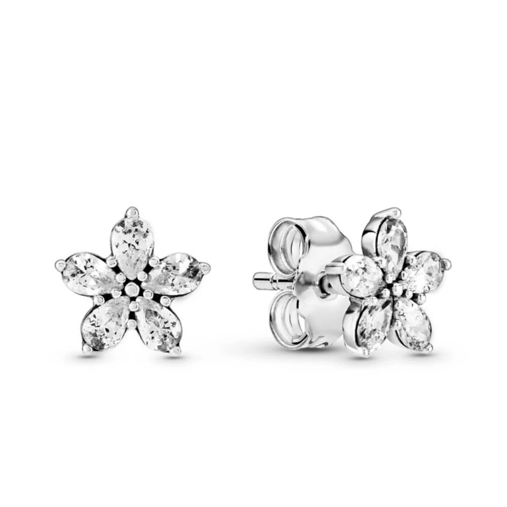 Pandora Sparkling Snowflake CZ Stud Earrings 1 Pandora Sparkling Snowflake CZ Stud Earrings