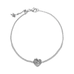 Pandora Heart Family Tree CZ Chain Bracelet -Luxe Glist Sales 12032348 04