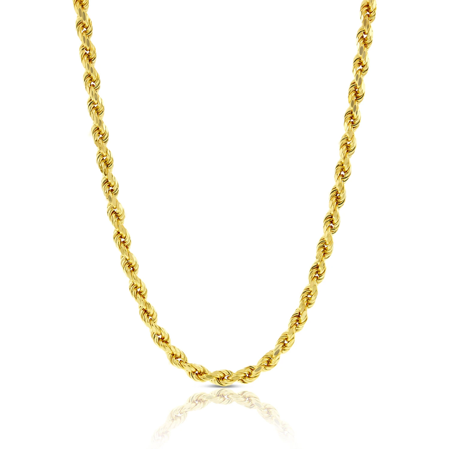 Handmade Rope Chain 14K, 24" 1 Handmade Rope Chain 14K, 24"