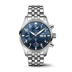 IWC Pilot's Watch 41 Blue Dial Steel Chronograph, 41mm