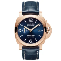 Panerai Luminor Marina Goldtech™ Sole Blu Watch, 44mm