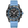 Breitling Endurance Pro Breitlight Light Blue Rubber Watch, 44mm