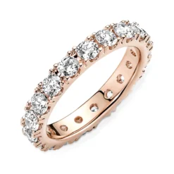 Pandora Sparkling Clear CZ Row Eternity Ring -Luxe Glist Sales 12115499 04