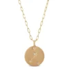 Ikuma Canadian Diamond Cancer Zodiac Necklace, 14K Yellow Gold