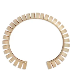 Toscano Domed Cuff Bangle Bracelet, 14K Yellow Gold -Luxe Glist Sales 12198784 03