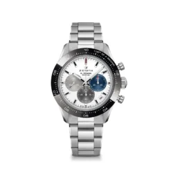 Zenith CHRONOMASTER Sport Watch White Dial Steel Bracelet, 41mm