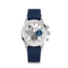 Zenith CHRONOMASTER Open Watch White Dial Blue Rubber Strap, 39.5mm
