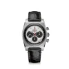 Zenith CHRONOMASTER Revival El Primero A384 Watch Silver Dial Black Leather Strap, 37mm