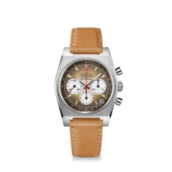 Zenith CHRONOMASTER Revival El Primero A385 Watch Brown Dial Brown Leather Strap, 37mm