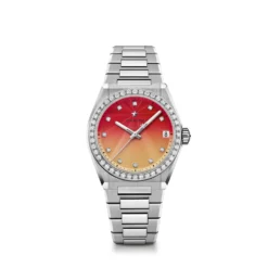 Zenith DEFY Midnight Sunset Watch Ombre Dial Steel Bracelet, 36mm