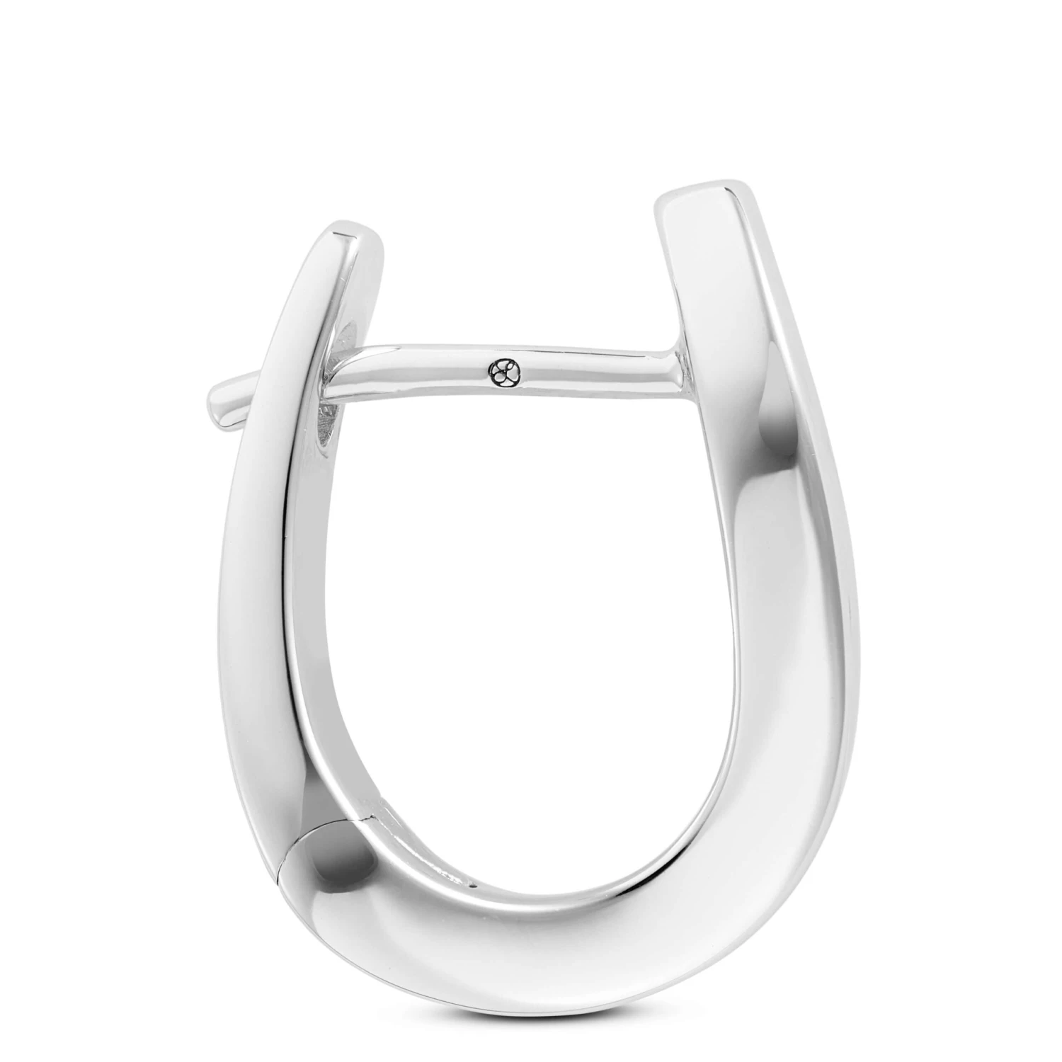 Lisa Bridge Twisted Hoop Earrings In Sterling Silver, 18mm 2 Lisa Bridge Twisted Hoop Earrings In Sterling Silver, 18mm - Image 2