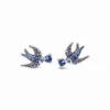Pandora Sparkling Swallow Stud Earrings