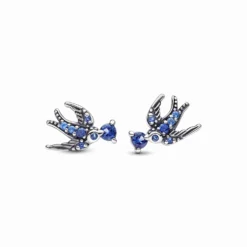 Pandora Sparkling Swallow Stud Earrings