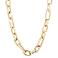 Toscano Oval Link Chain Necklace, 14K Yellow Gold