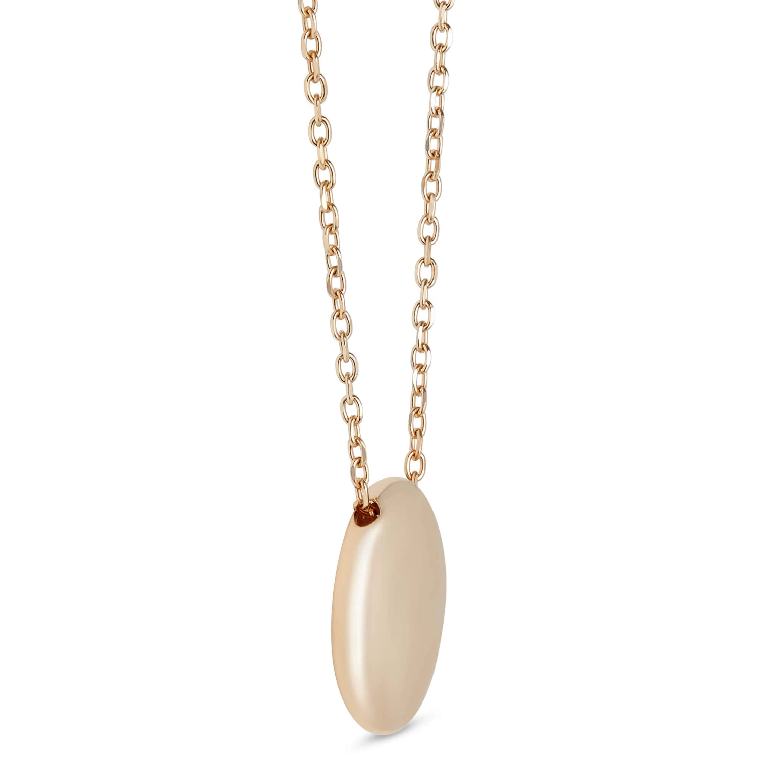 Toscano Large Pebble Pendant Necklace, 14K Yellow Gold 2 Toscano Large Pebble Pendant Necklace, 14K Yellow Gold - Image 2