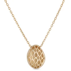 Toscano Large Pebble Pendant Necklace, 14K Yellow Gold 5 Toscano Large Pebble Pendant Necklace, 14K Yellow Gold -Luxe Glist Sales 12240099 03