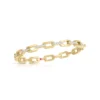 Roberto Coin Navarra Hard Chain Link Diamond Bangle 18K Yellow Gold, 5mm